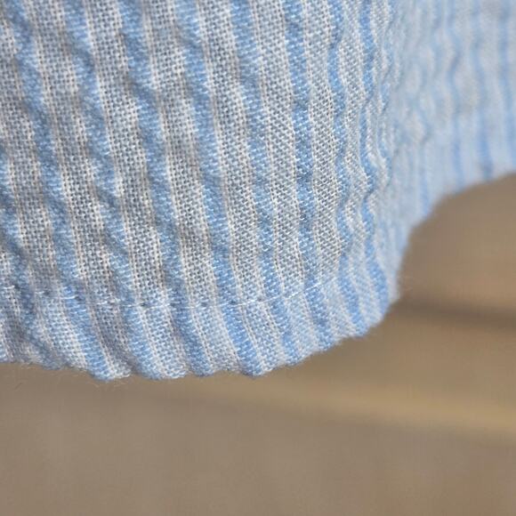 🎄 Tommy Hilfiger EUC sweater collared shirt combo long sleeve XL light blue - Picture 7 of 17